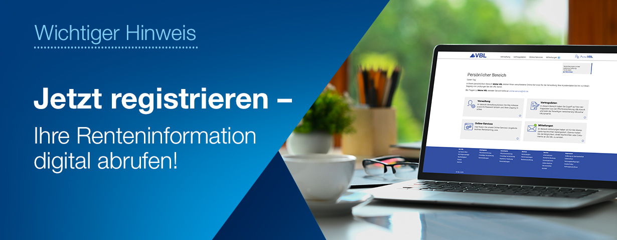 Wichtiger Hinweis: Ihre Renteninformation digital abrufen! Wichtiger Hinweis: Ihre Renteninformation digital abrufen!