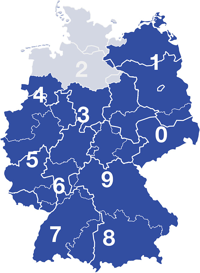 Bild: Deutschlandkarte Bild: Deutschlandkarte