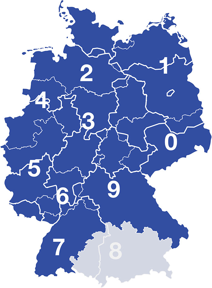 Bild: Deutschlandkarte Bild: Deutschlandkarte